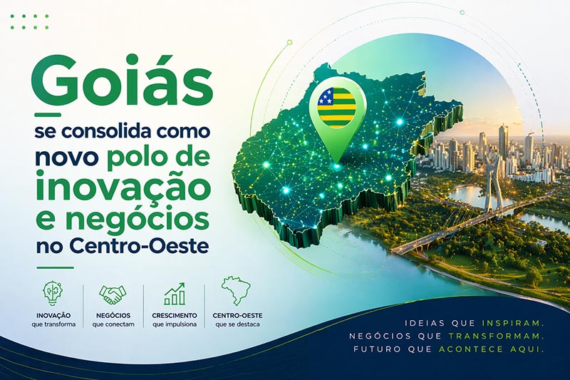 Goiás se consolida como polo de inovação e atrai investimentos no Centro-Oeste