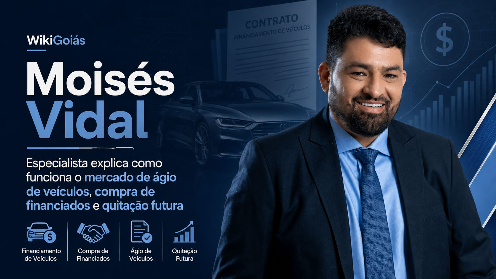 Como ganhar dinheiro com ágio de veículos? Especialista Moisés Vidal explica por que esse mercado movimenta milhões todos os anos